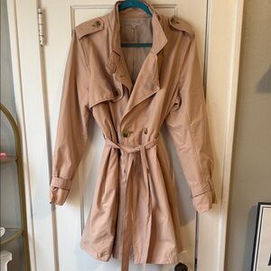 GAP Women's Blush Trench Coat